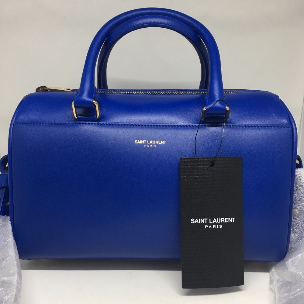 NEW SAINT LAURENT YSL Barca Duffle Bag with strap - Picture 2 of 16